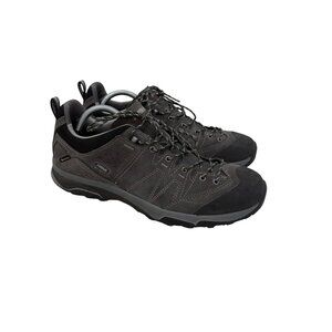 Asolo Agent Evo GTX Waterproof Grey Suede Low Lace Up Hiking Shoes Mens sz 11.5